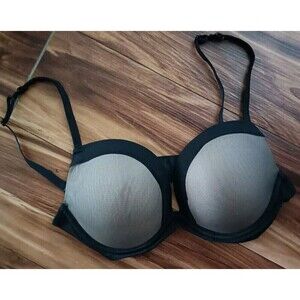 LE Mystere Infinite Possibilities Bra Sz 34C Convertible Straps  Underwire Mesh
